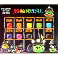 愤怒的小鸟立体挂图：颜色和形状
