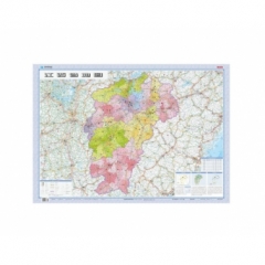 2018版 1：93万江西省地图（膜图）1.07*0.76m