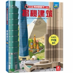 乐乐趣揭秘翻翻书系列第一辑（共4册）-揭秘建筑
